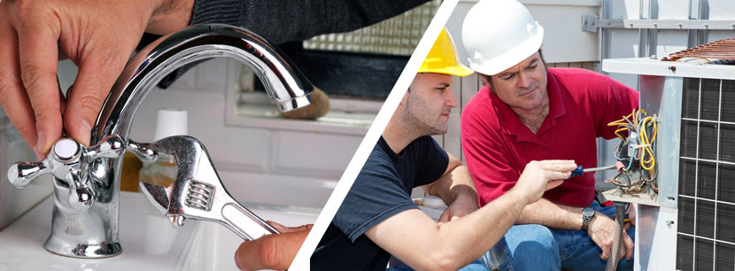 our team can help you with plumbing and hvac services